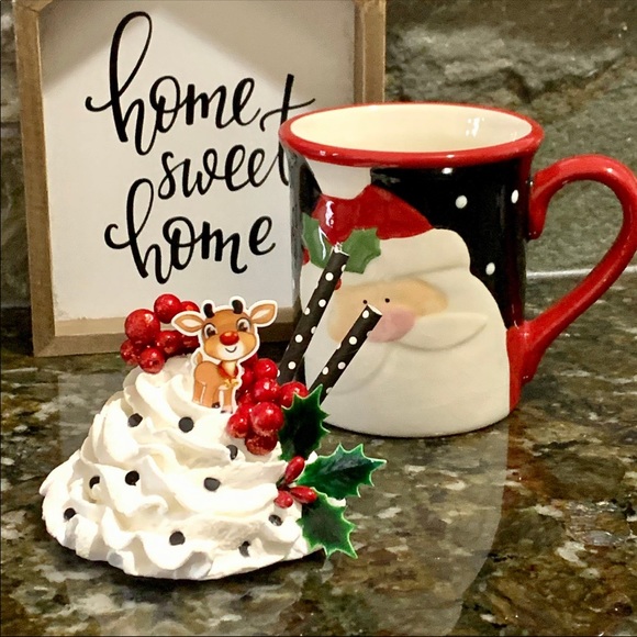 Handmade Mug Topper with Mug. - Picture 4 of 4